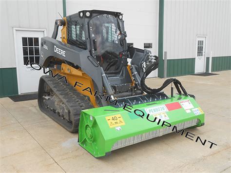 peruzzo skid steer flail mower for rent|skid steer mower attachment rental.